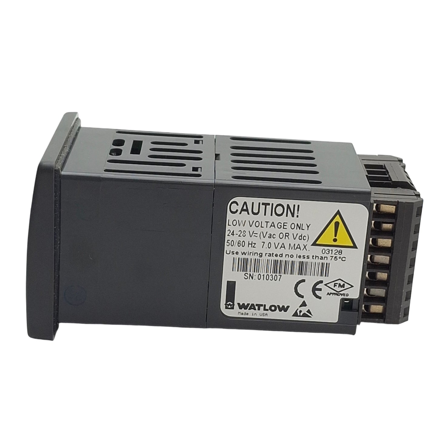 Used Watlow 97B1-DCAU-00RG Temperature Controller Power: 24-28VAC/DC *Missing Bracket