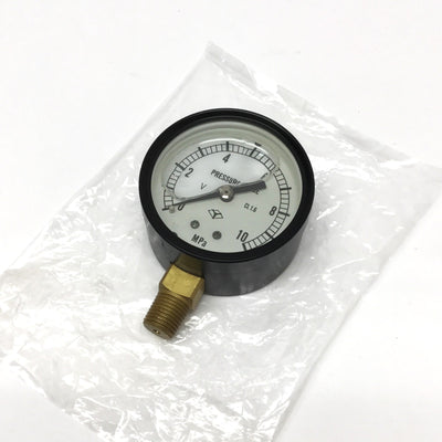 New – Open box Yodogawa Keiki IAGT-PT1/4-60 X 10MPa Glycerin Filled Pressure Gauge, Ø60mm, R1/4