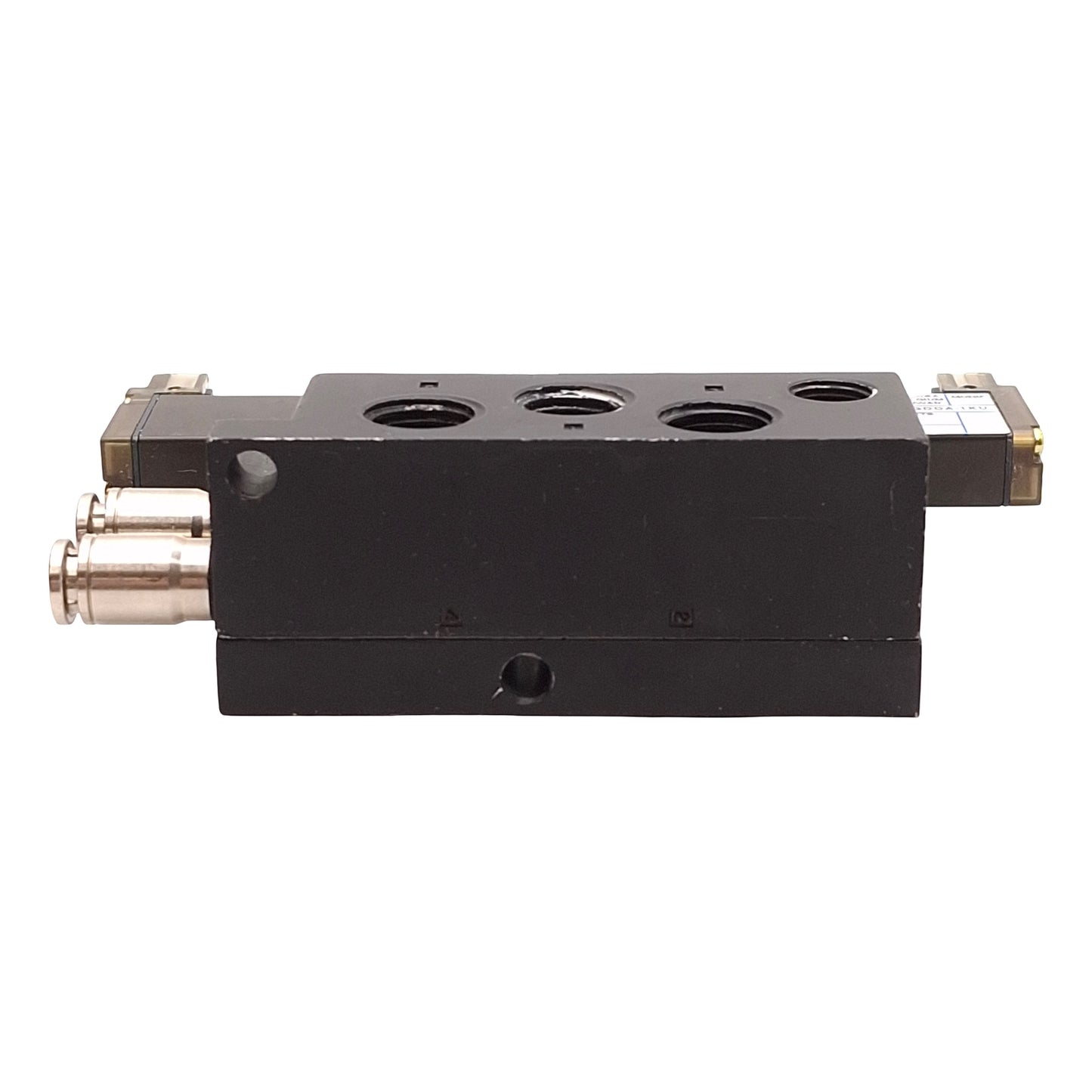 Used MAC 42A-EMD-EAM-GDDA-1KU Solenoid Valve, 5/3-Way, 120psi, 1/4in NPT, 24VDC Coil