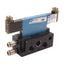 Used MAC 42A-EMD-EAM-GDDA-1KU Solenoid Valve, 5/3-Way, 120psi, 1/4in NPT, 24VDC Coil