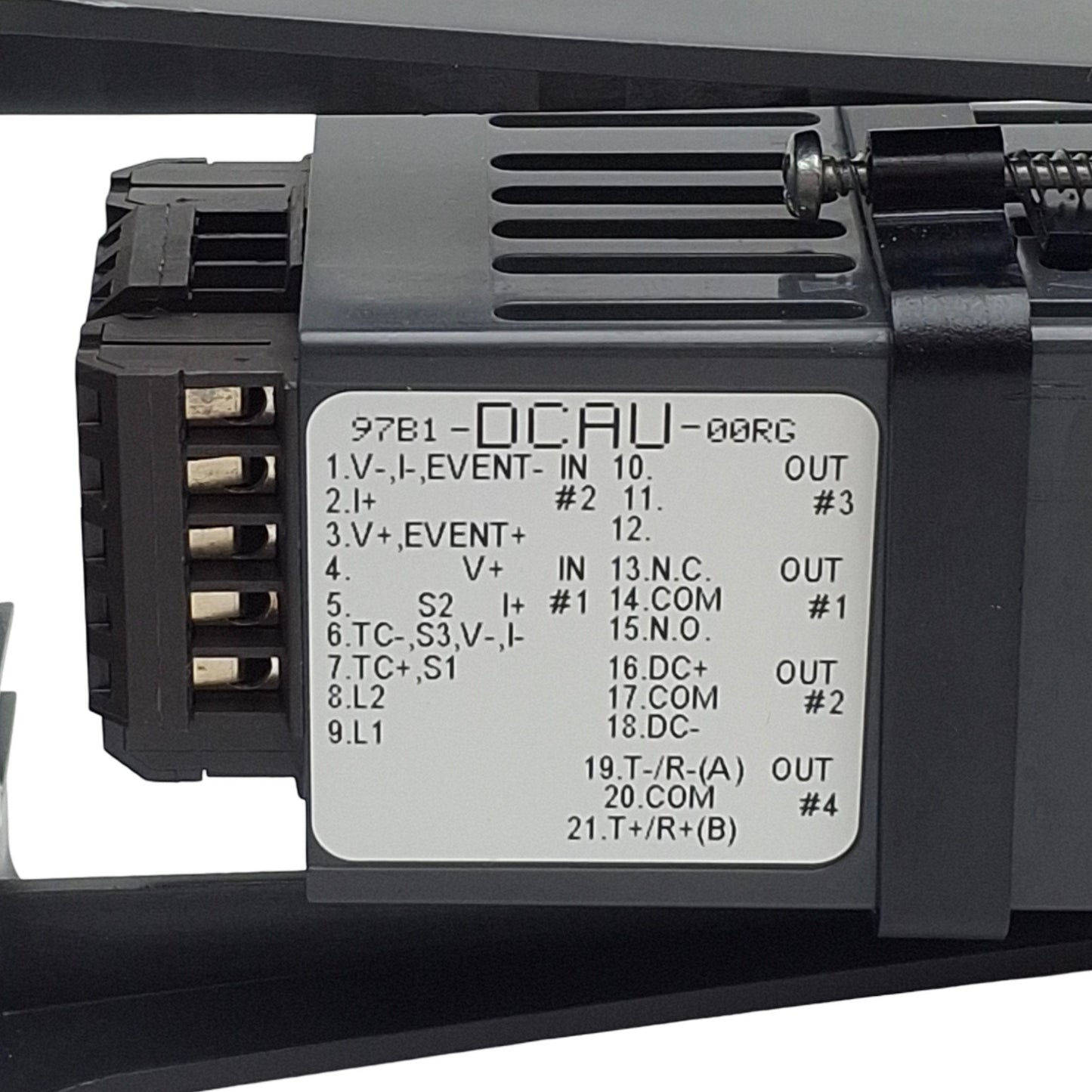 Used Watlow 97B1-DCAU-00RG Temperature Controller, Power: 24-28VAC/DC, With Mounts