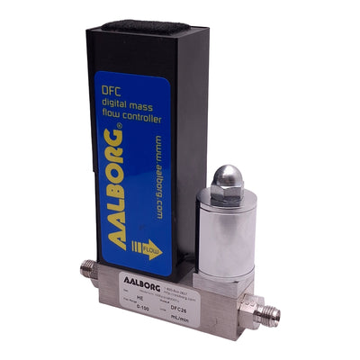 Used Aalborg DFCS-011156 DFC26 Mass Flow Controller 0-100mL/min, 1000psi, RS232 15VDC