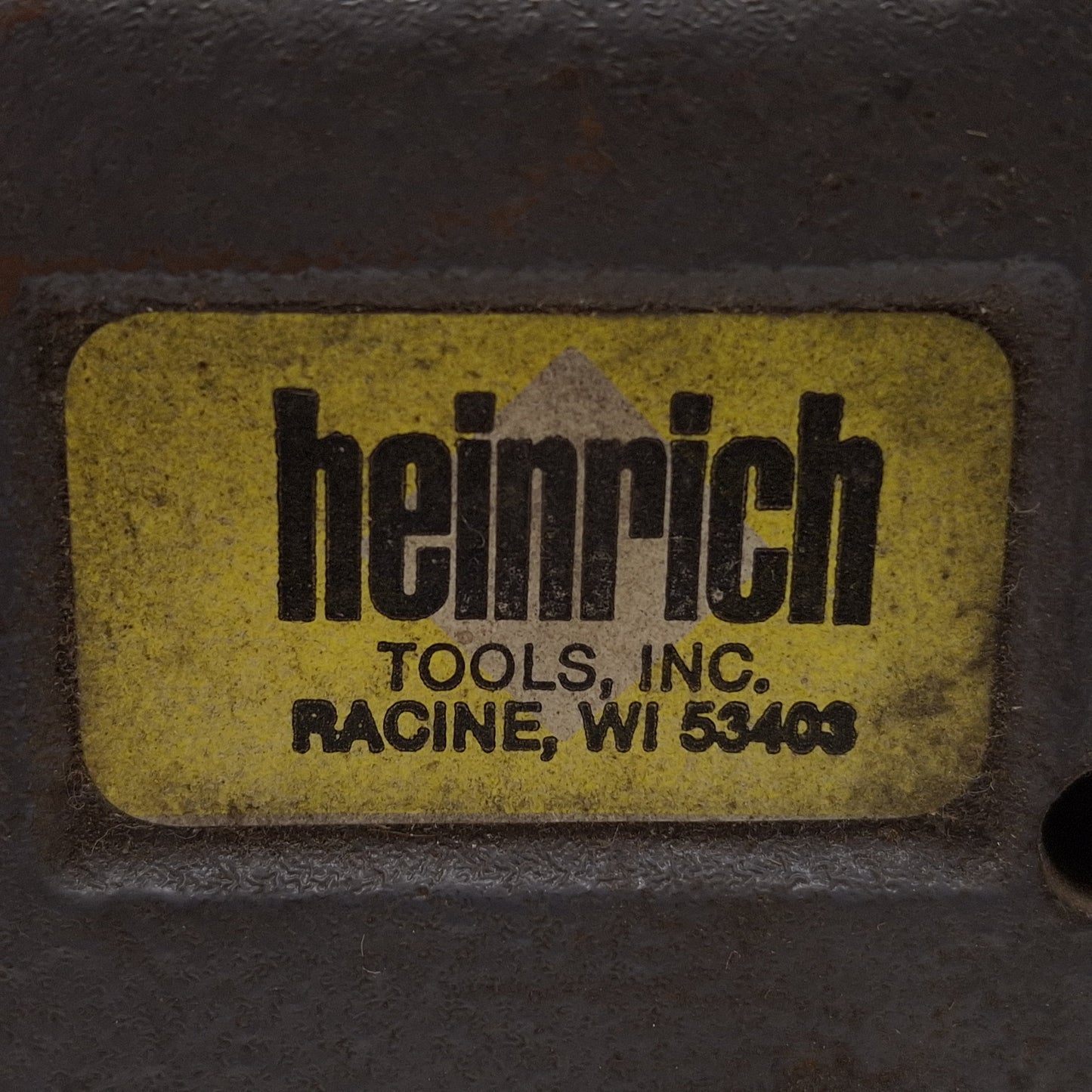 Used Heinrich 13-WH Safety Drill Vise, 12-3/4in Opening, 5-5/8in W x 1-3/4in D Jaw