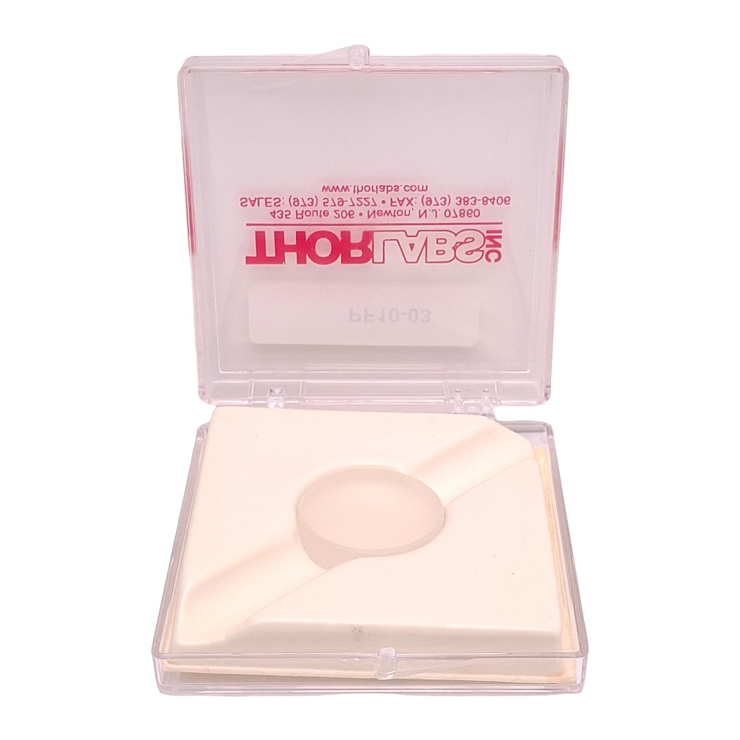 Used Thorlabs PF10-03 Fused Silica Mirror Blank, ø25.4mm OD, 6mm ± 0.2mm Thick