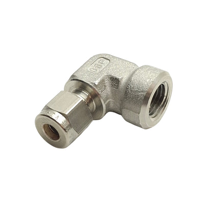 New – Open box SSP ISSD4FE4 Duolok Female Elbow, 1/4in OD Tube to 1/4in NPT Female