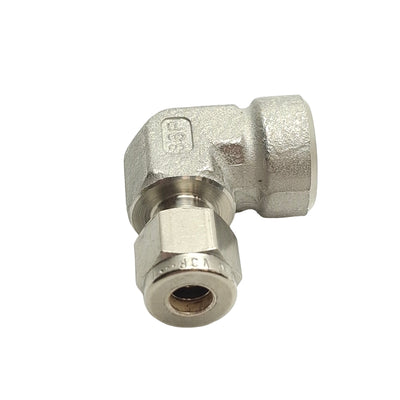 New – Open box SSP ISSD4FE4 Duolok Female Elbow, 1/4in OD Tube to 1/4in NPT Female