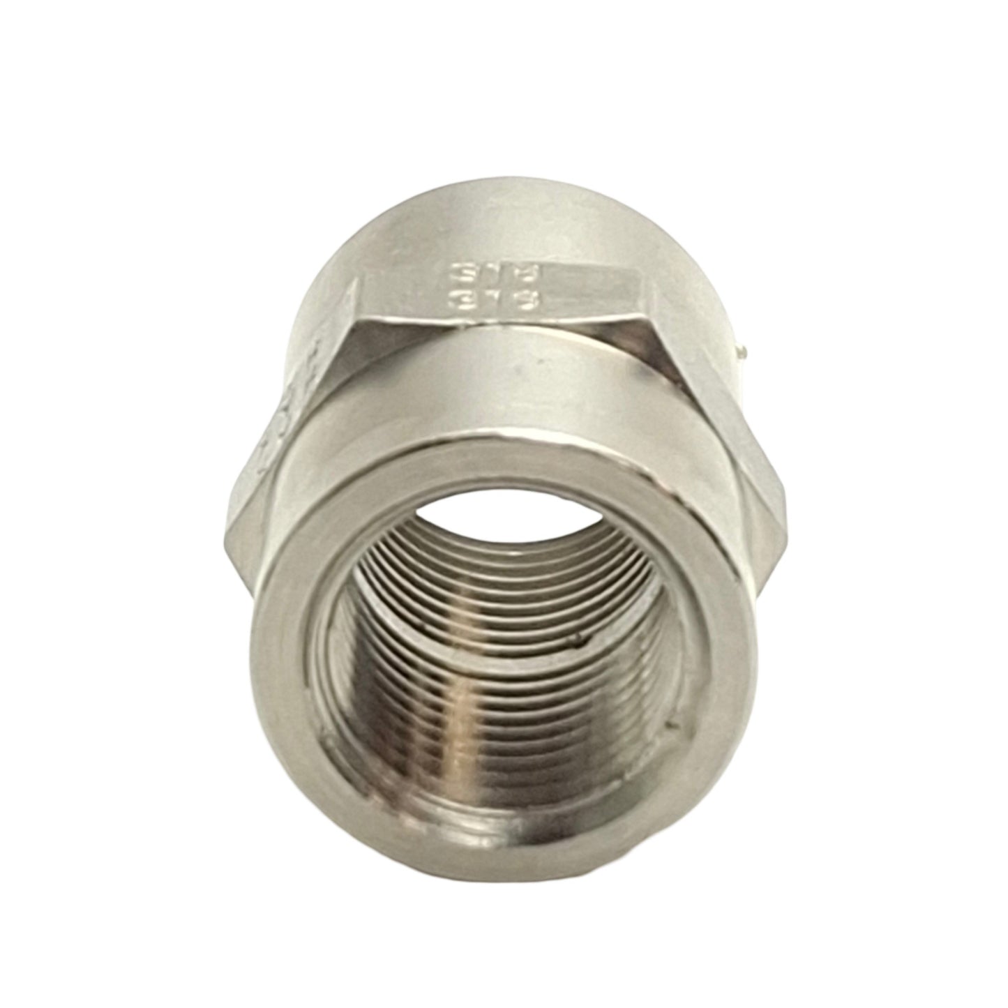 New – Open box Lot of 3 SSP 3/8HC Hex Coupling Pipe Fitting, 3/8in NPT to 3/8in NPT Female