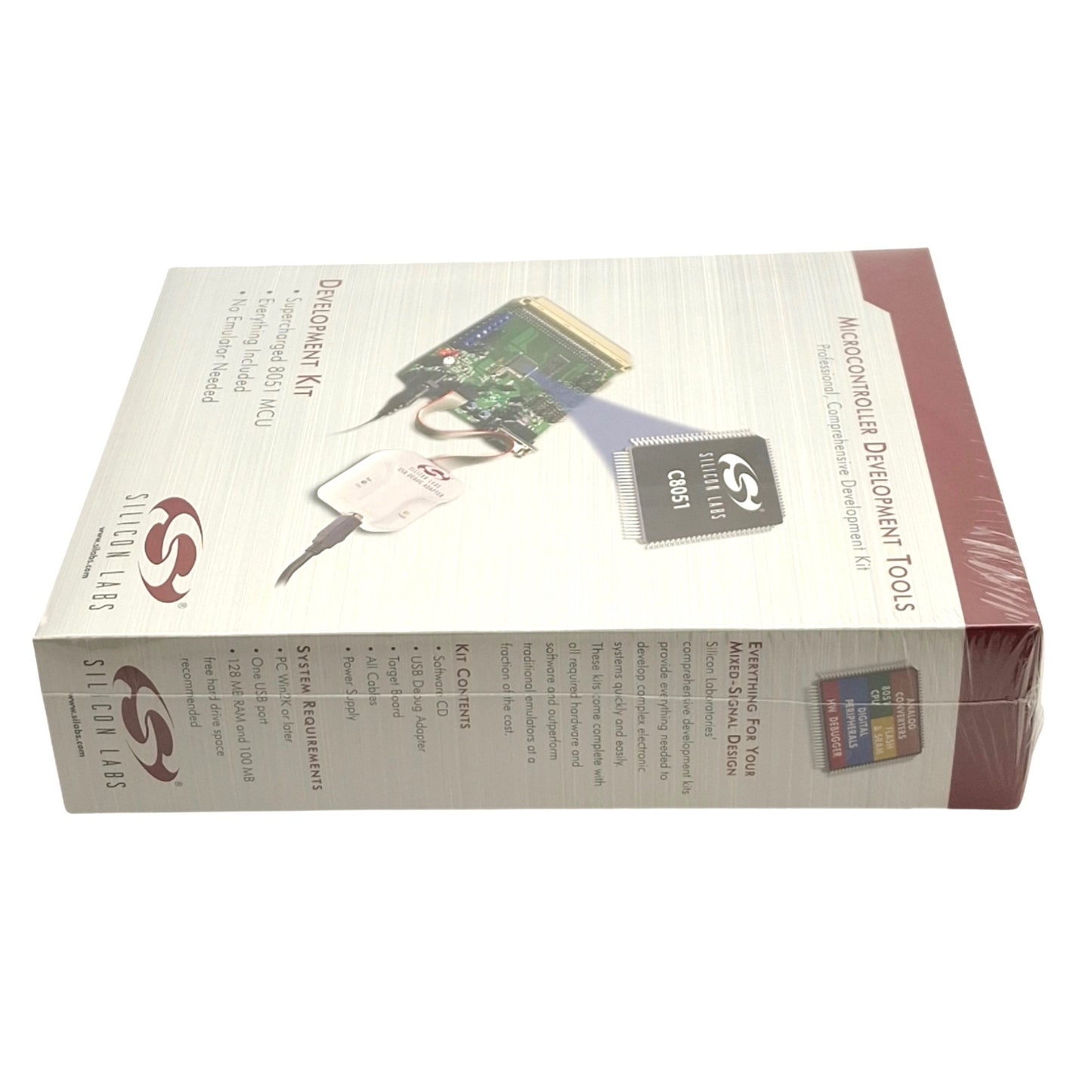 New Silicon Laboratories C8051F340DK Microcontroller Development Kit, 8051 USB RS232