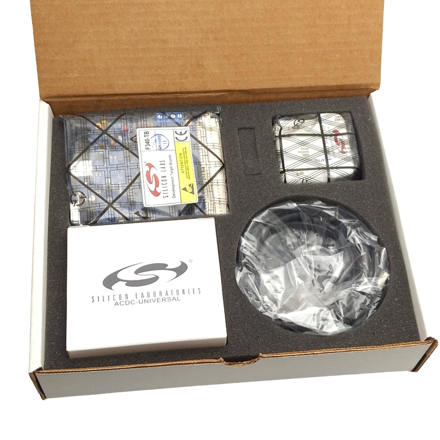 New Silicon Laboratories C8051F340DK Microcontroller Development Kit, 8051 USB RS232