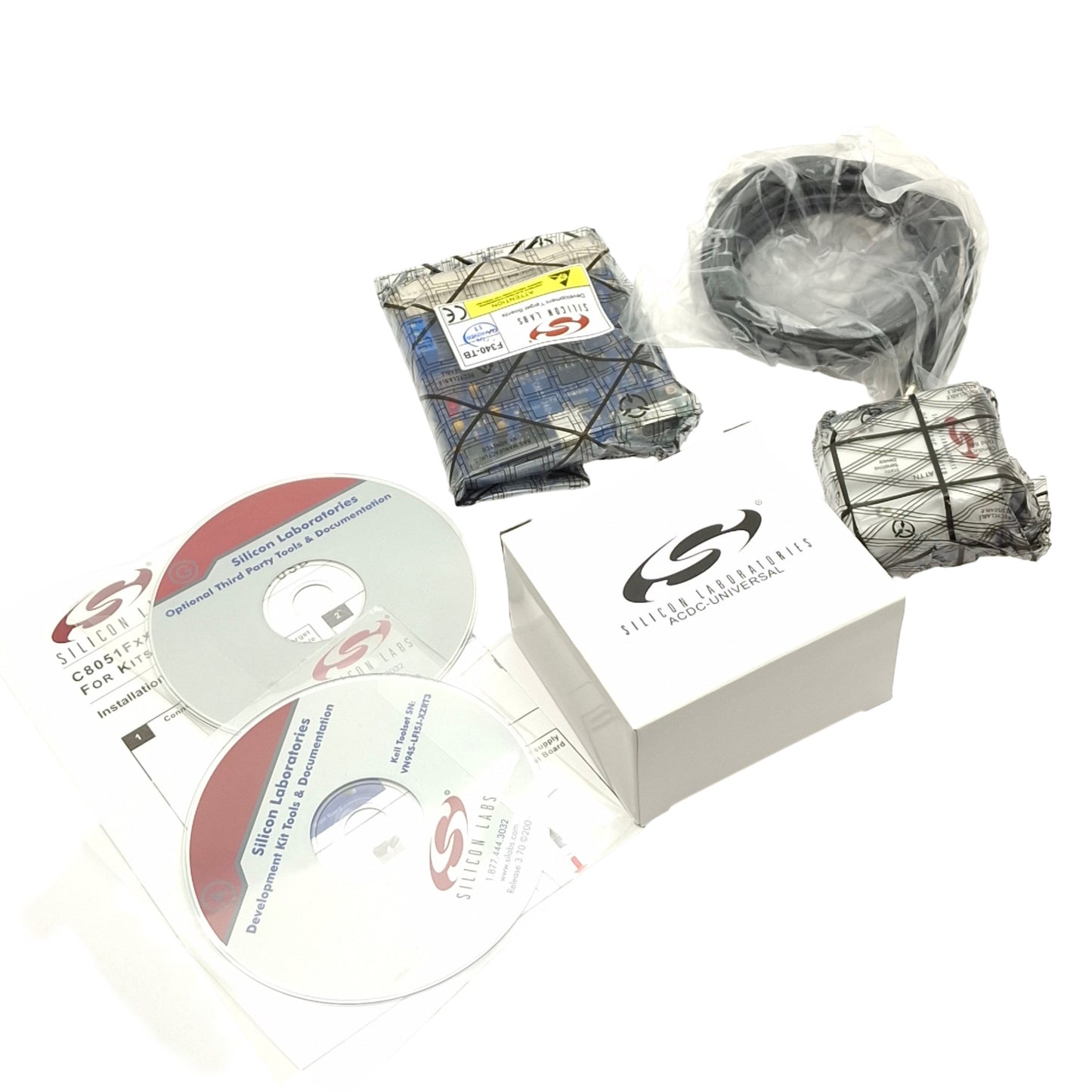 New Silicon Laboratories C8051F340DK Microcontroller Development Kit, 8051 USB RS232