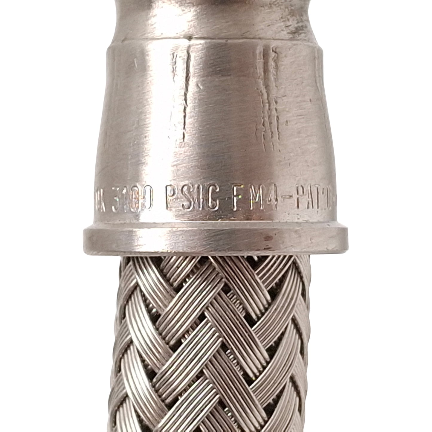 Used Swagelok SS-FM4PM4PF4-24 Stainless Steel Convoluted Hose, 1/4NPT Male-Female 24"