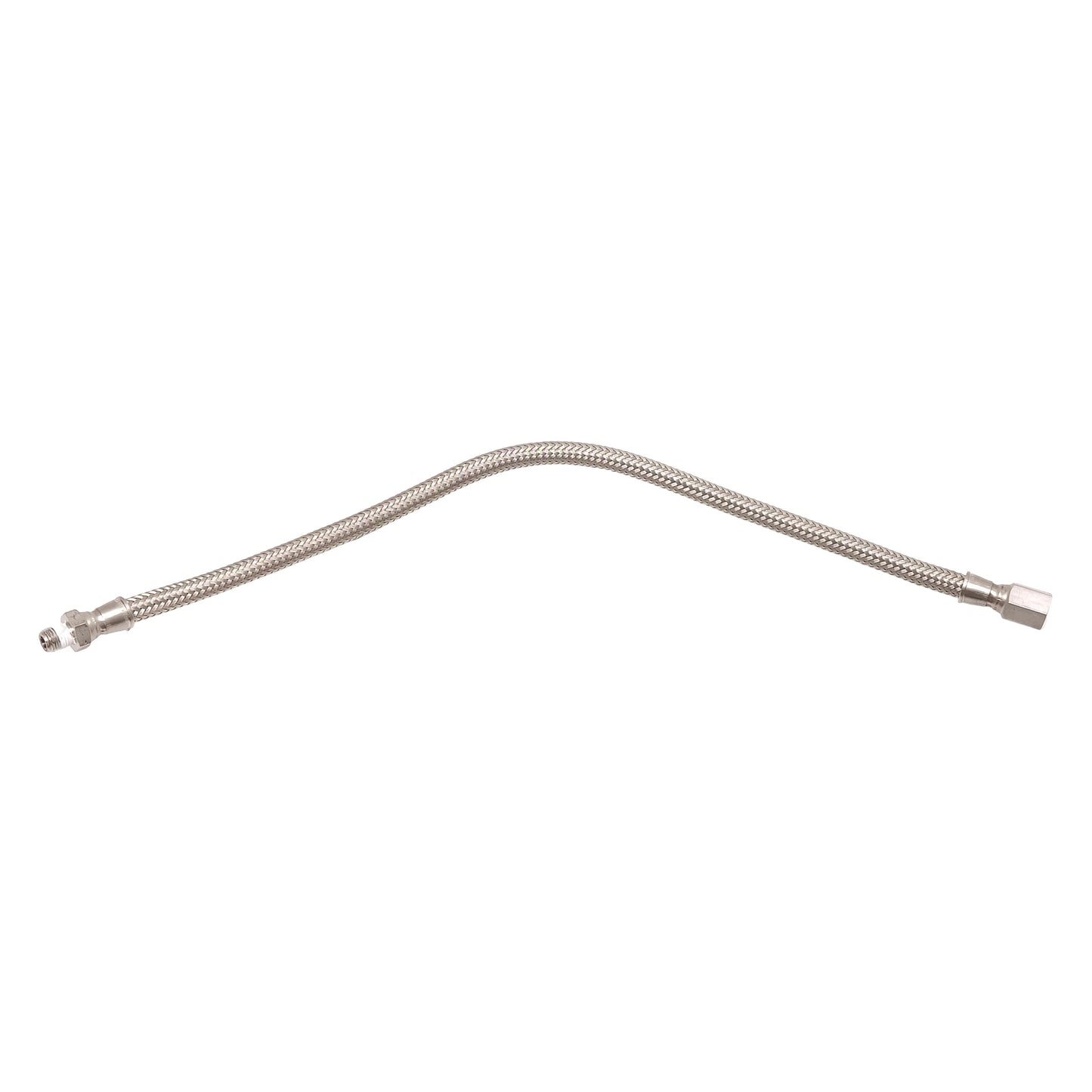Used Swagelok SS-FM4PM4PF4-24 Stainless Steel Convoluted Hose, 1/4NPT Male-Female 24"