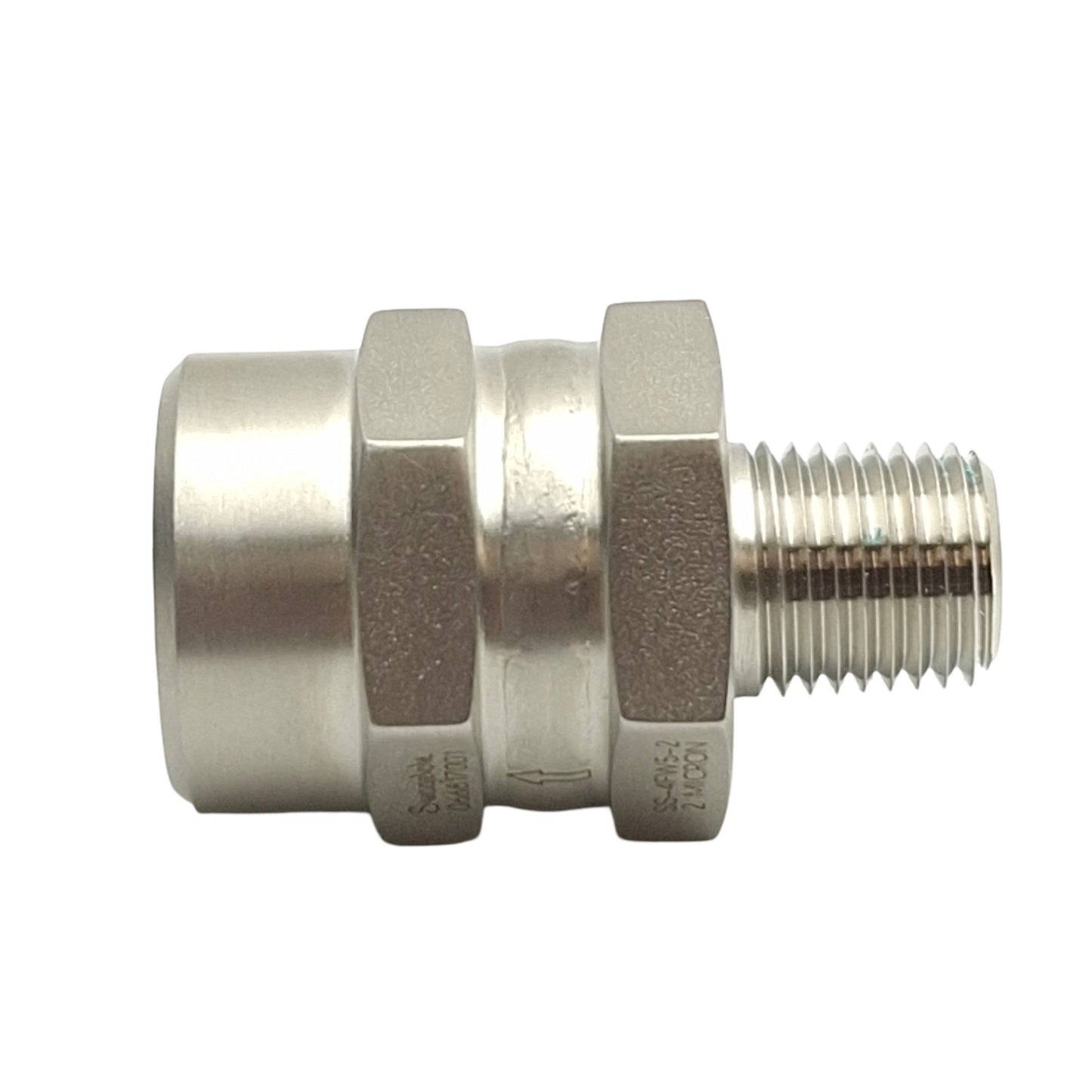 New – Open box Swagelok SS-4FW5-2 Stainless Steel Inline Filter, 2µm, 1/4in Male to Female