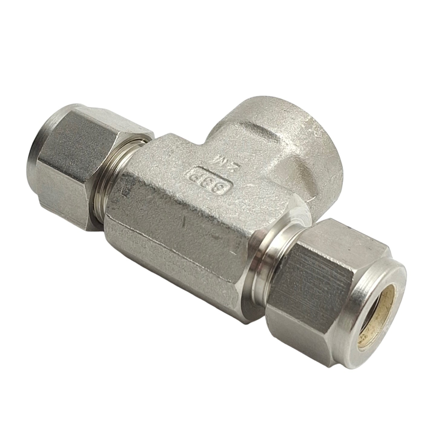 New – Open box SSP ISSD8FBT8 Duolok Female Branch Tee, 1/2in NPT Female to 1/2in OD Tube