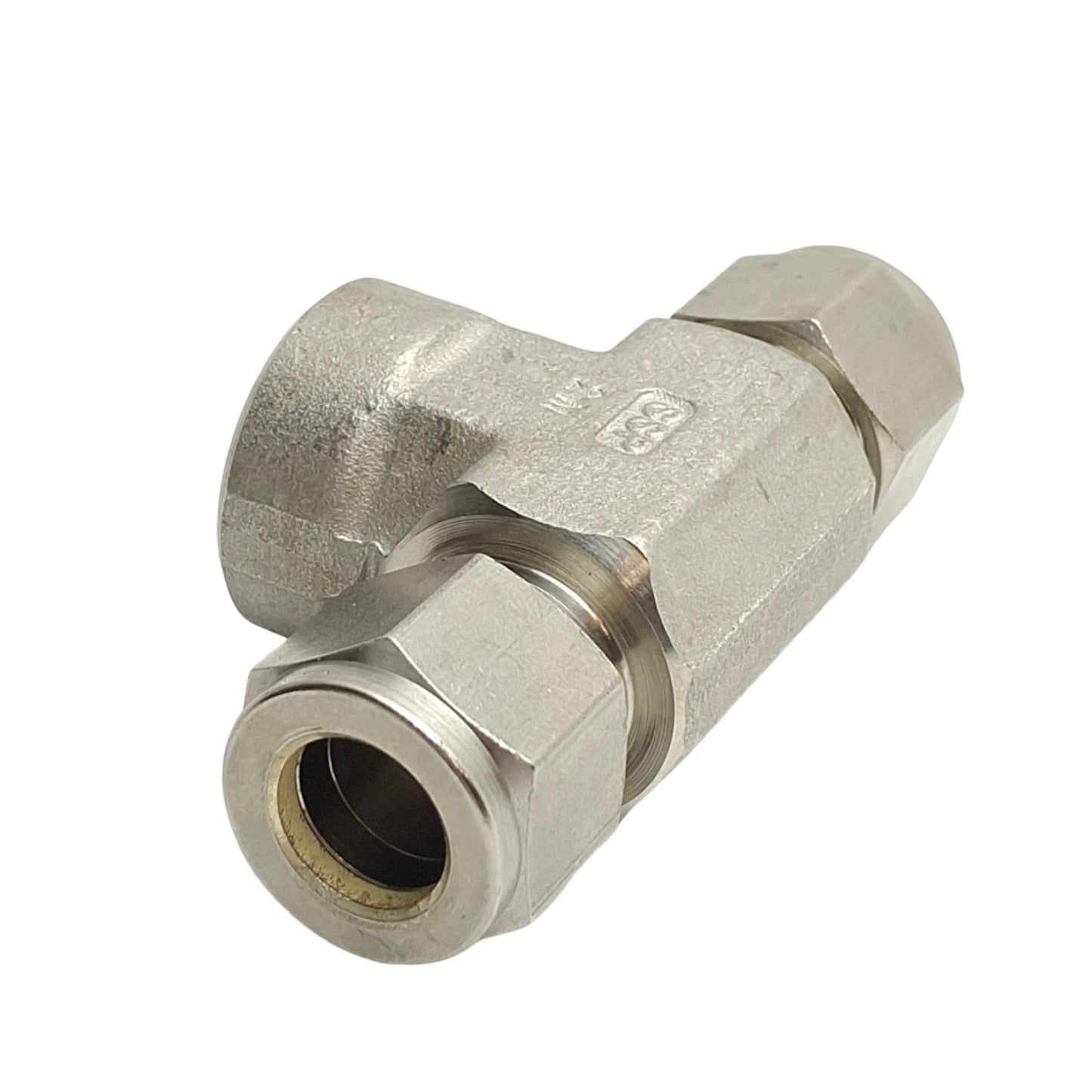 New – Open box SSP ISSD8FBT8 Duolok Female Branch Tee, 1/2in NPT Female to 1/2in OD Tube