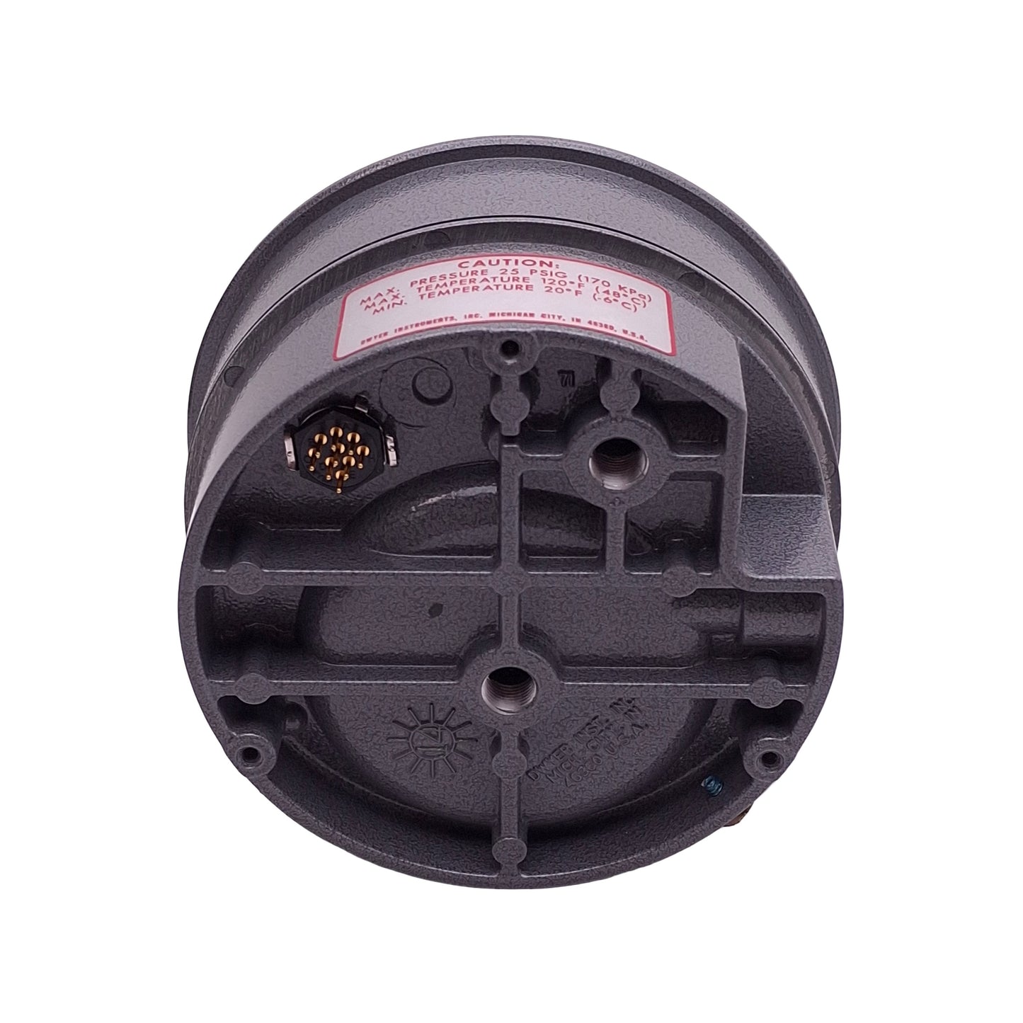 New – Open box Dwyer 3100MR-CBL20 Photohelic Pressure Switch/Gauge 24VDC SPDT NO/NC, 0-100inH₂O