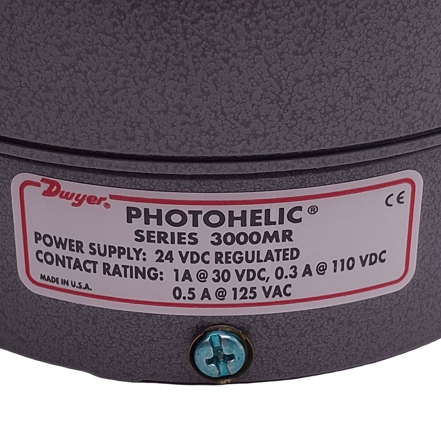 New – Open box Dwyer 3100MR-CBL20 Photohelic Pressure Switch/Gauge 24VDC SPDT NO/NC, 0-100inH₂O