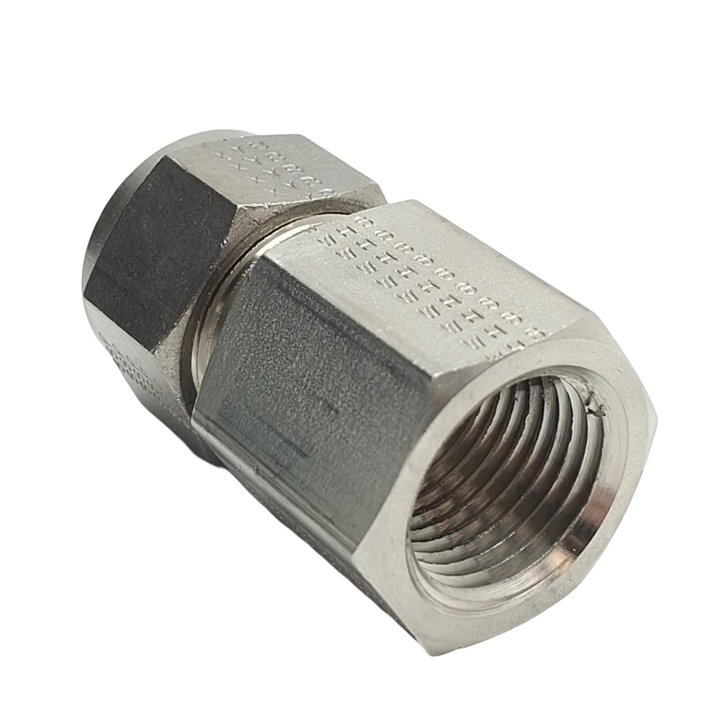 New – Open box SSP ISSD10FC8 Duolok Female Connector, 1/2in NPT Female to 5/8in OD Tube