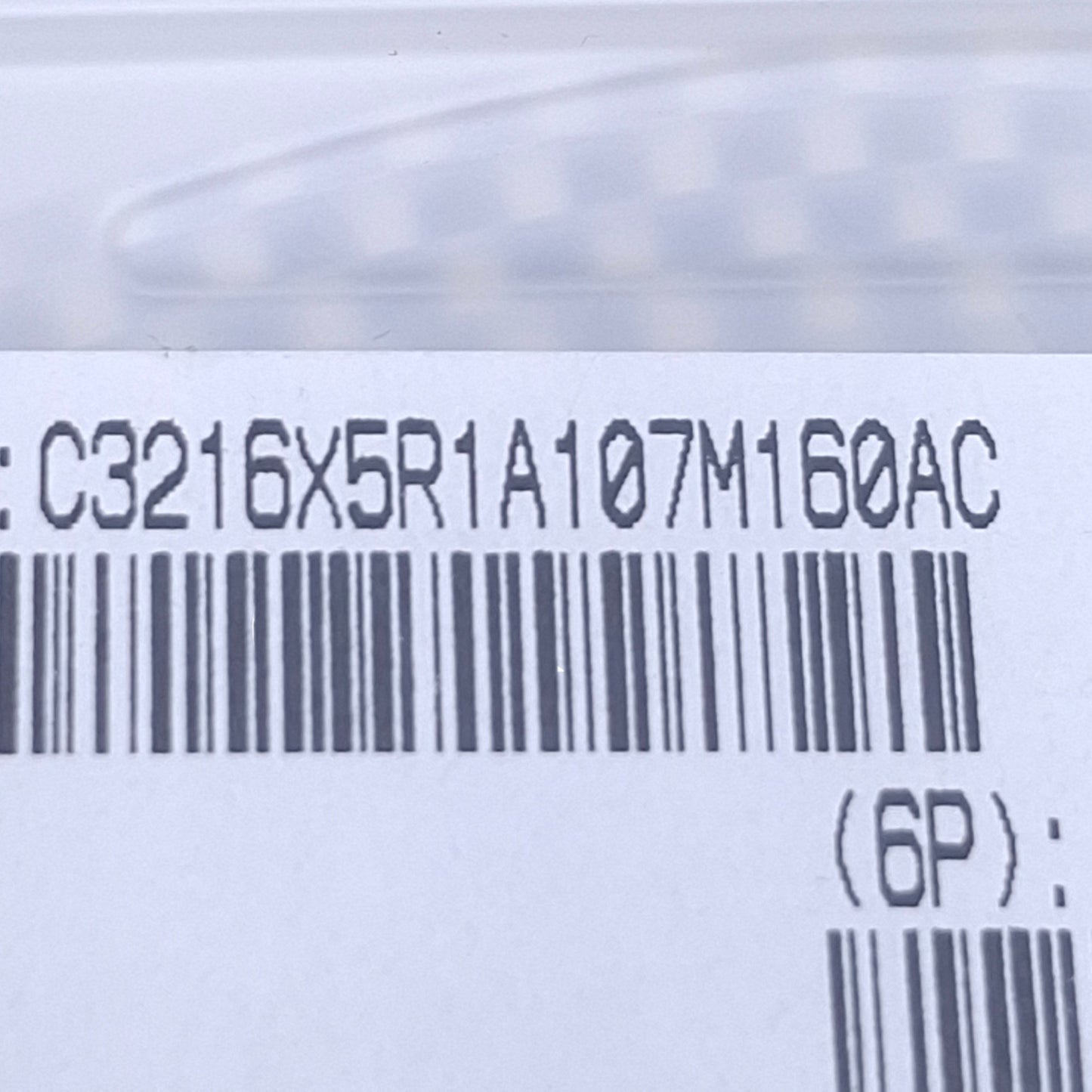 New Lot of 1800 TDK C3216X5R1A107M160AC Multilayer Ceramic Chip Capacitor 100uf