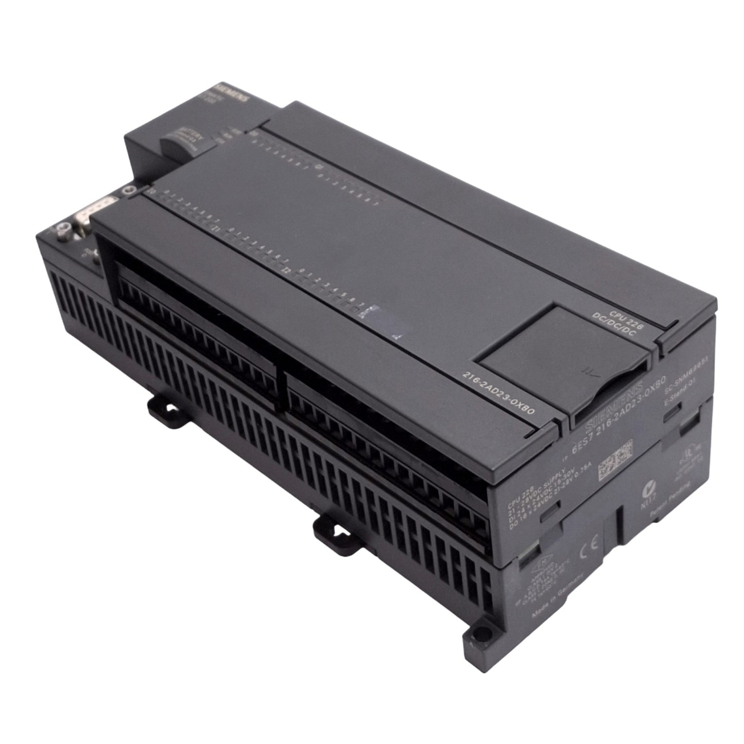 Used Siemens 6ES7216-2AD23-0XB0 SIMATIC S7-200 CPU 226 Compact Unit, 24DI 16DO, 24VDC