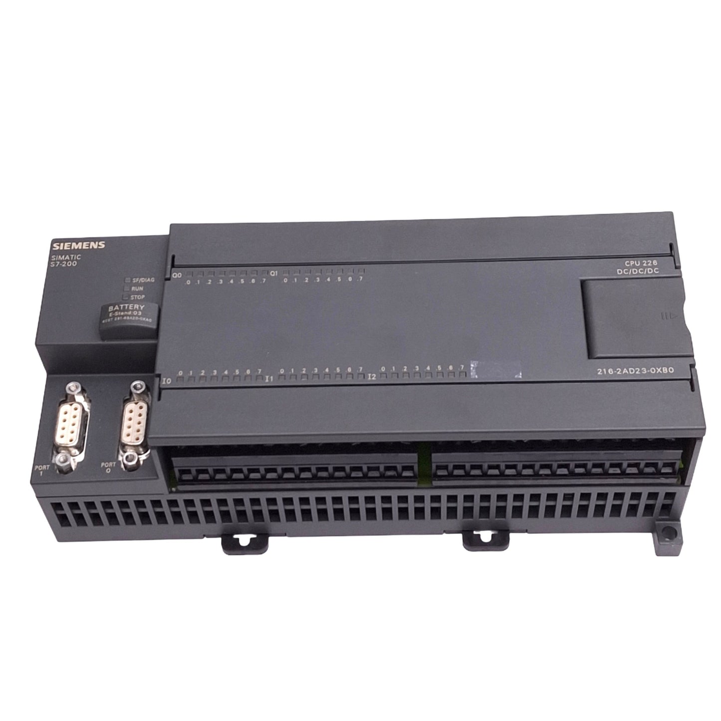 Used Siemens 6ES7216-2AD23-0XB0 SIMATIC S7-200 CPU 226 Compact Unit, 24DI 16DO, 24VDC