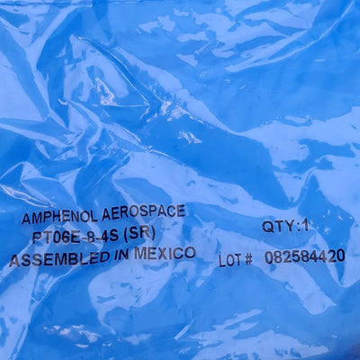 New Amphenol Aerospace PT06E-8-4S-SR Connector, 4-Pin Size 8-4 MIL-DTL-26482 Female