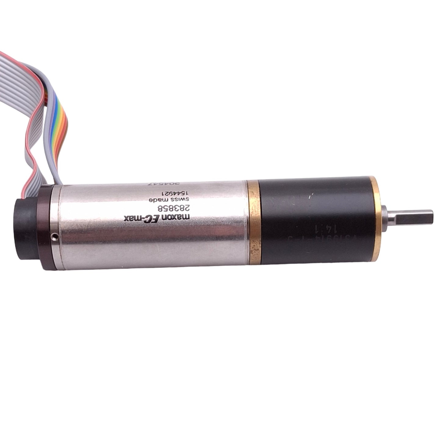 Used Maxon 283858 EC-Max 22 Brushless DC Motor, ø22mm, ø4mm Shaft, 14:1 Gear, 24VDC