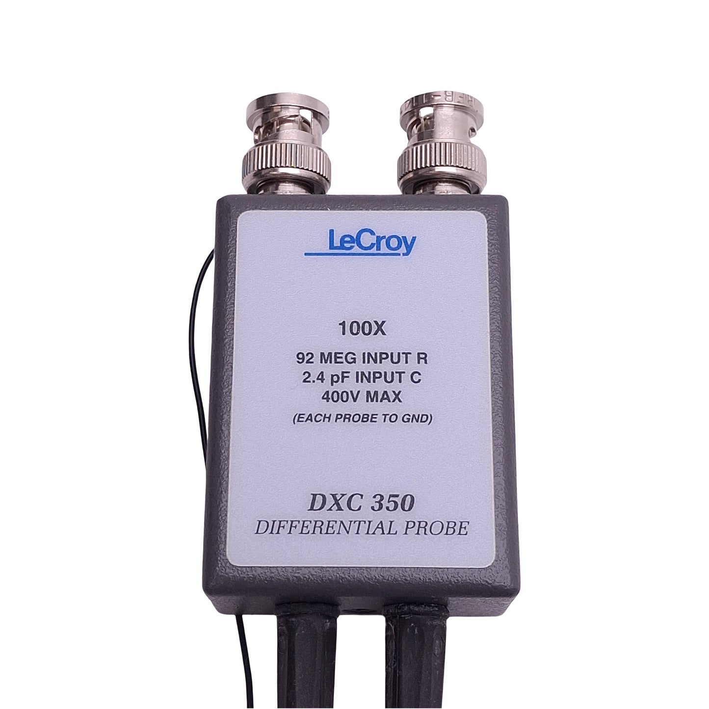 Used LeCroy DXC350 Oscilloscope Differential Probe, 92MEG Input R 2.4pF Input C, 400V