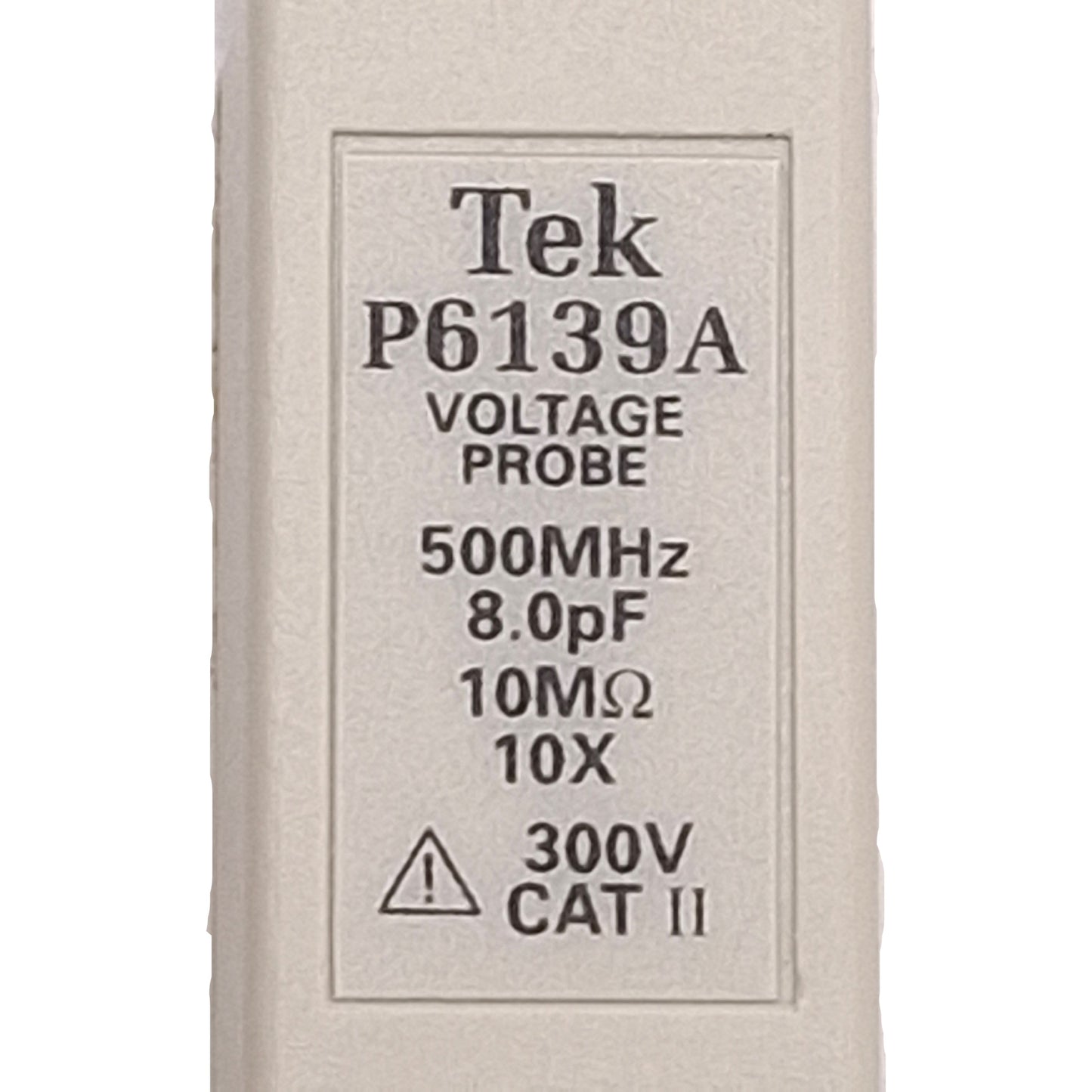 Used Tektronix P6139A Oscilloscope Voltage Probe, 500MHz, 8.0pF, 10MΩ, 300V, BNC