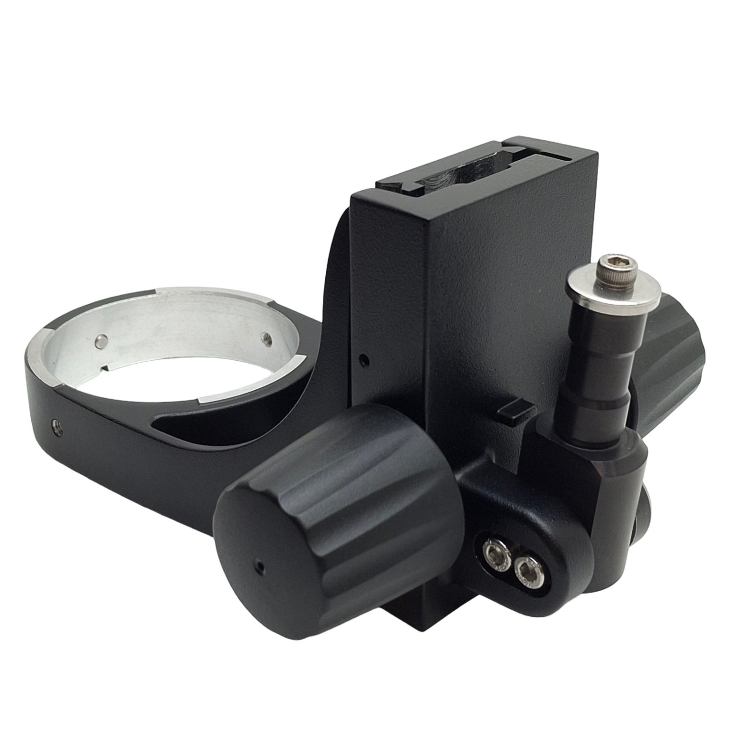 New – Open box Leica 10447255 Microscope Focusing Arm 0.65in Travel, 76mm Interface