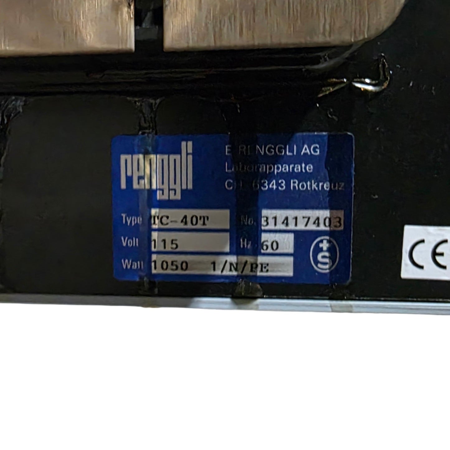 Used Salvis Lab TC-40T Thermocenter Forced Convection Drying Oven 1.4CuFt, Amb-200°C
