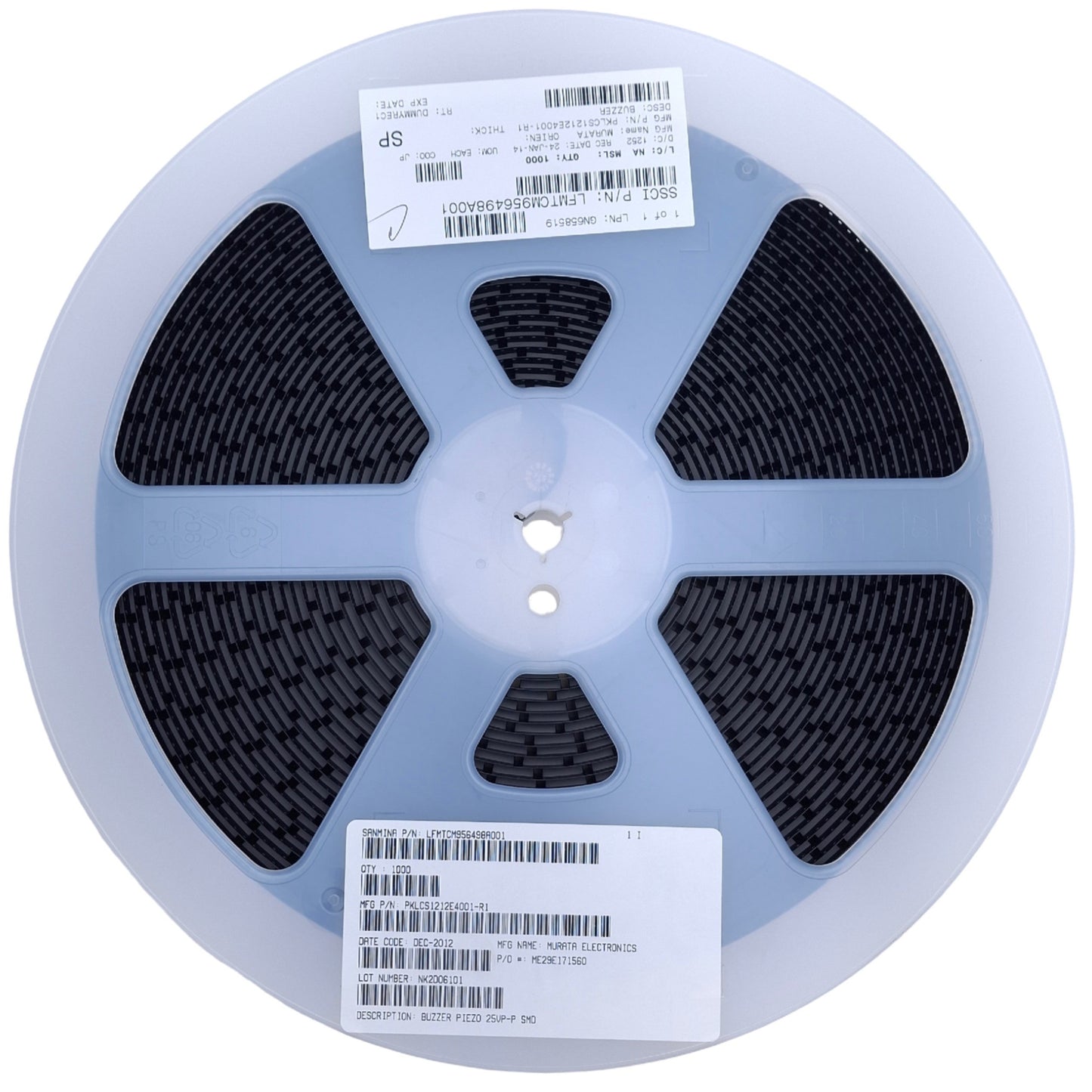 New Murata PKLCS1212E4001-R1 Buzzer Transducer ±12.5Vo-p Max, 84dB Typ. Sound Level