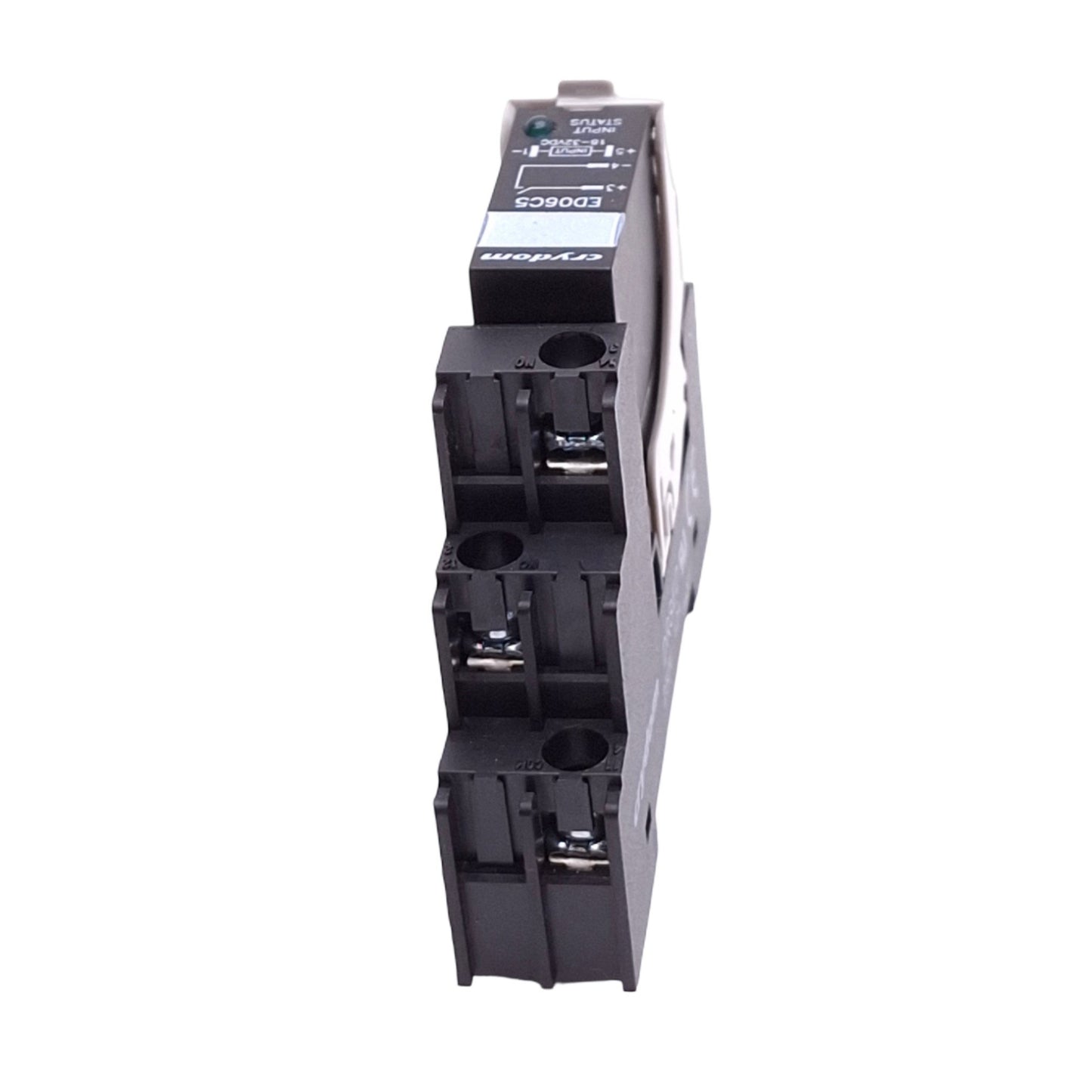 Used Crydom ED06C5 Solid State Relay, SPST-NO, 18-32VDC In, 48VDC 5A Max, DIN Rail