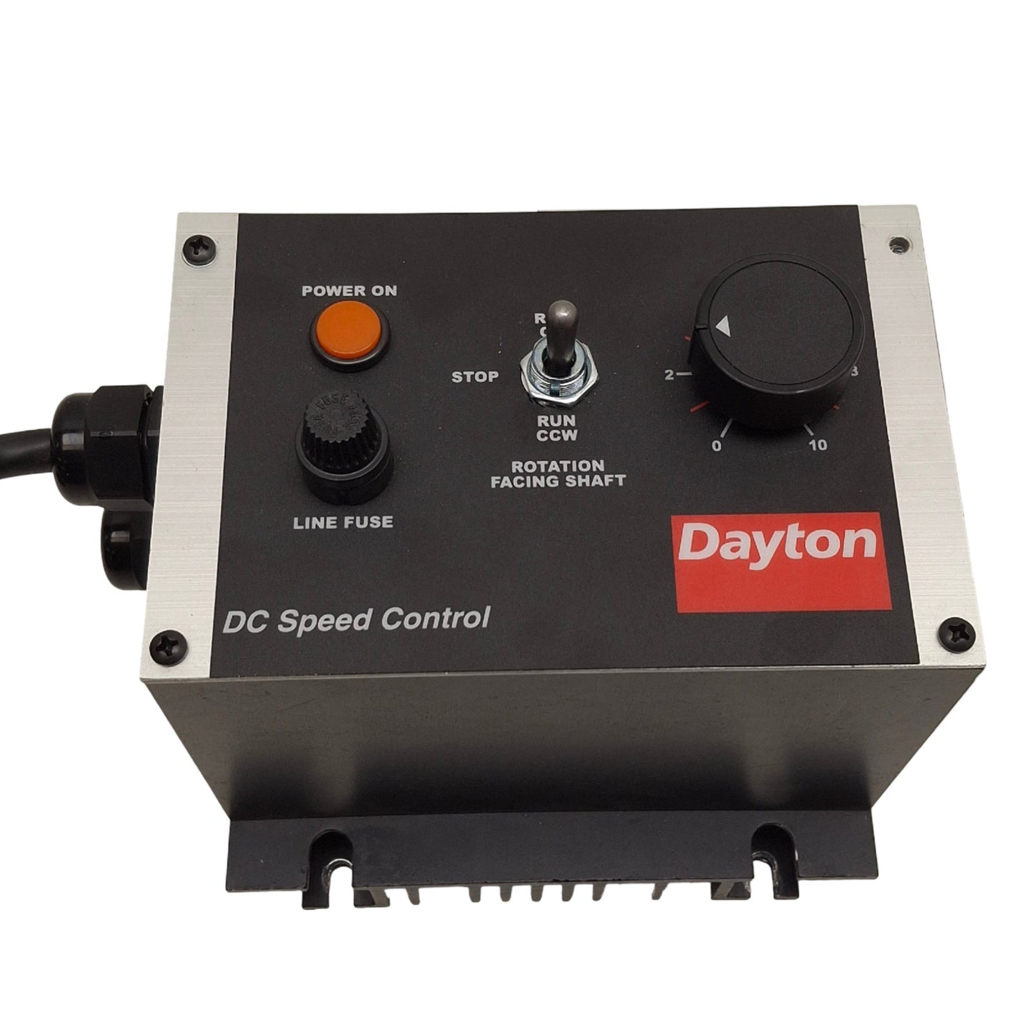 Used Dayton 1F800H Speed Controller, 120VAC Input, 90VDC Output, 9 Foot Cord