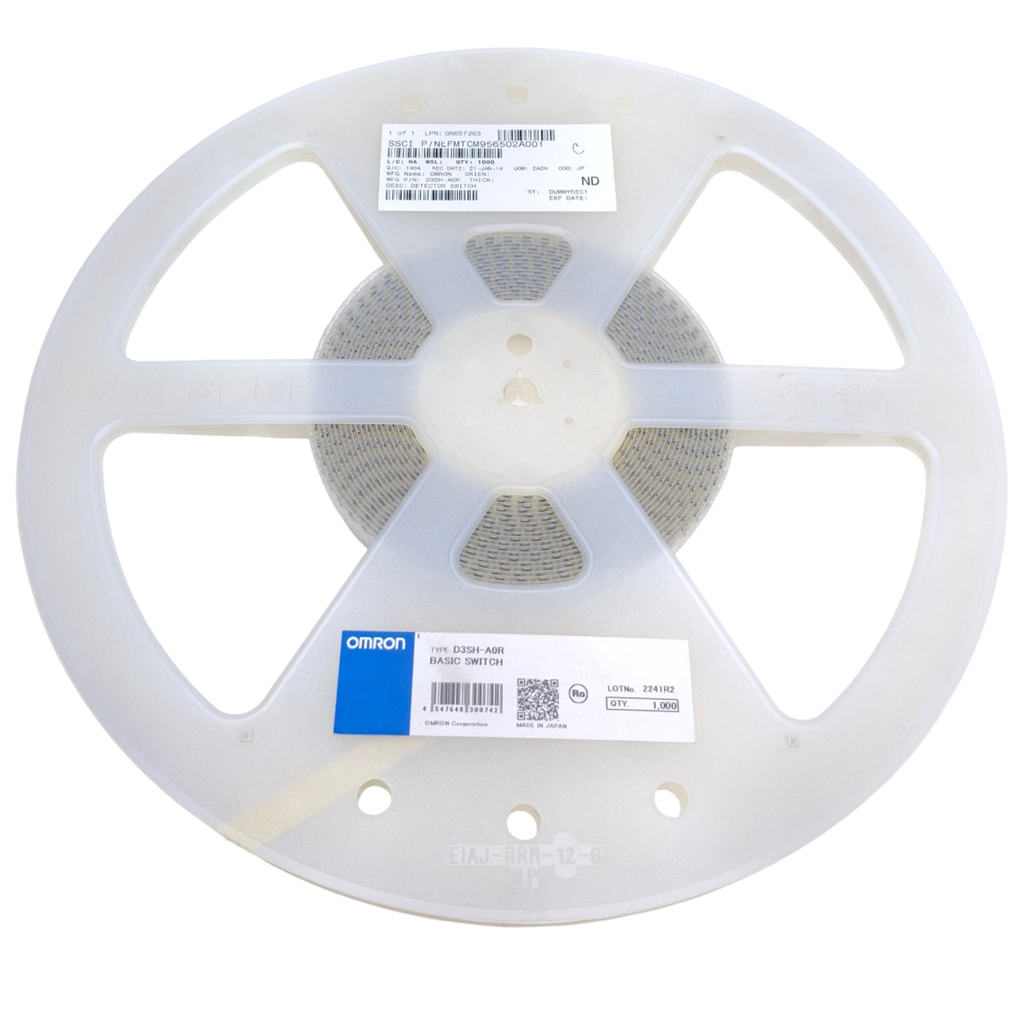 New – Open box Lot of 700 Omron Electronics D3SH-A0R Surface Mount Switch 1 SPST-NO, 1-300mm/s