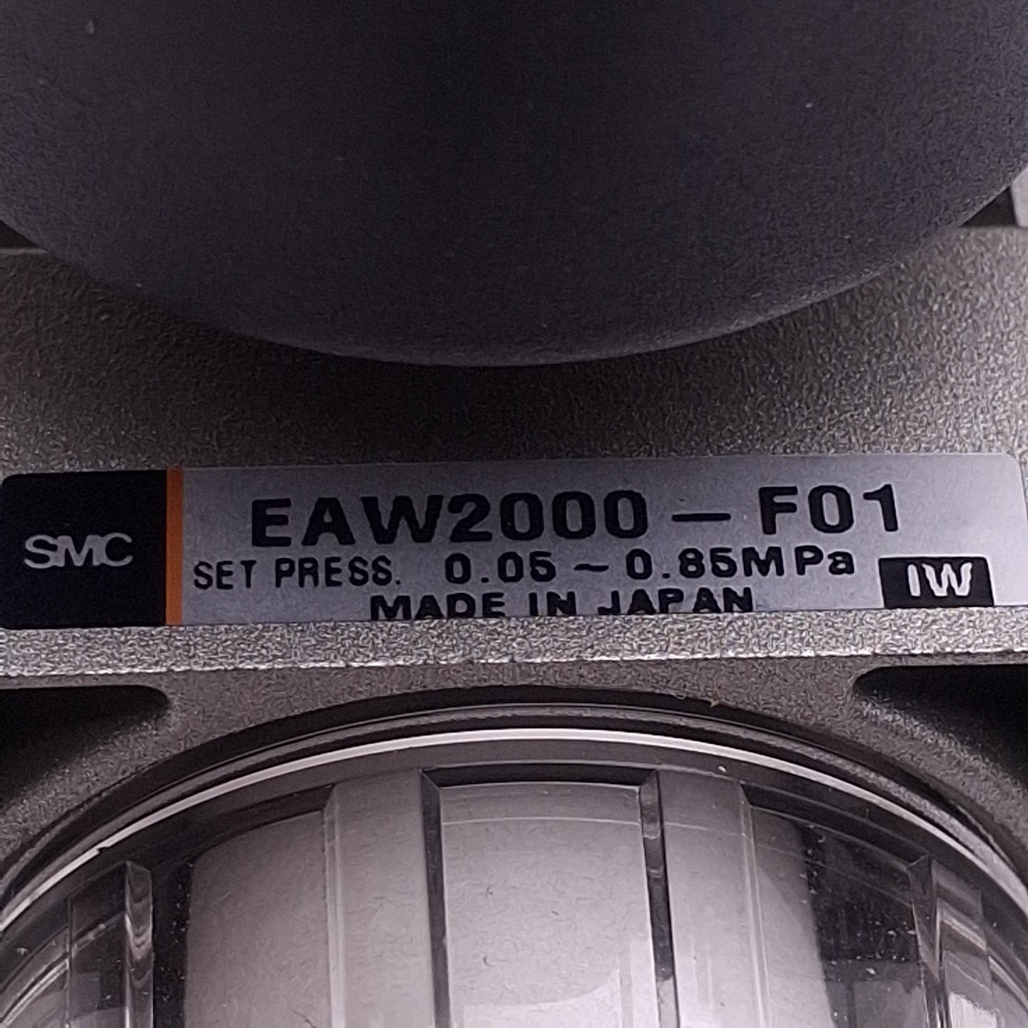 Used SMC EAW2000-F01 Filter Regulator, 0.05~0.85MPa Set, 1MPa Max, 1/8in NPT, 5µm