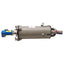 Used Silvan Pressure Tank w/ Binks Mixer Gearbox, 5 Gal, ø9" x 19" Inner, ø2" Outlet