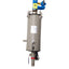 Used Silvan Pressure Tank w/ Binks Mixer Gearbox, 5 Gal, ø9" x 19" Inner, ø2" Outlet