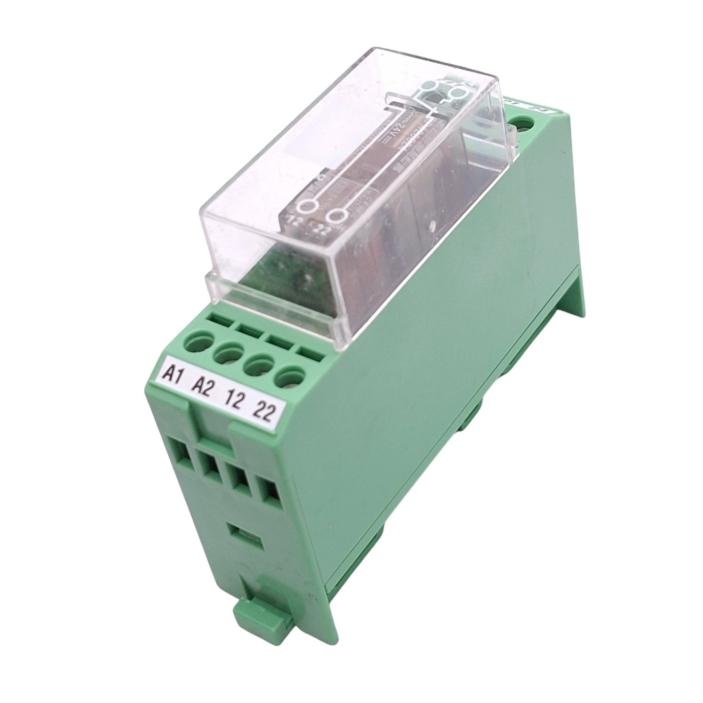 Used Phoenix Contact 2950323 Relay Module, DPDT, 250V 3A Max, 24VAC/DC Coil