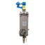 Used Silvan Pressure Tank w/ Binks Mixer Gearbox, ø9" x 19" Inner, 5 Gal, ø2" Outlet