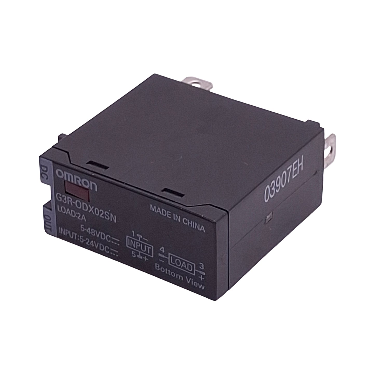 Used Omron G3R-ODX02SN Solid-State Relay, SPST-NO, 5-24VDC In, 2A 5-48VDC Out