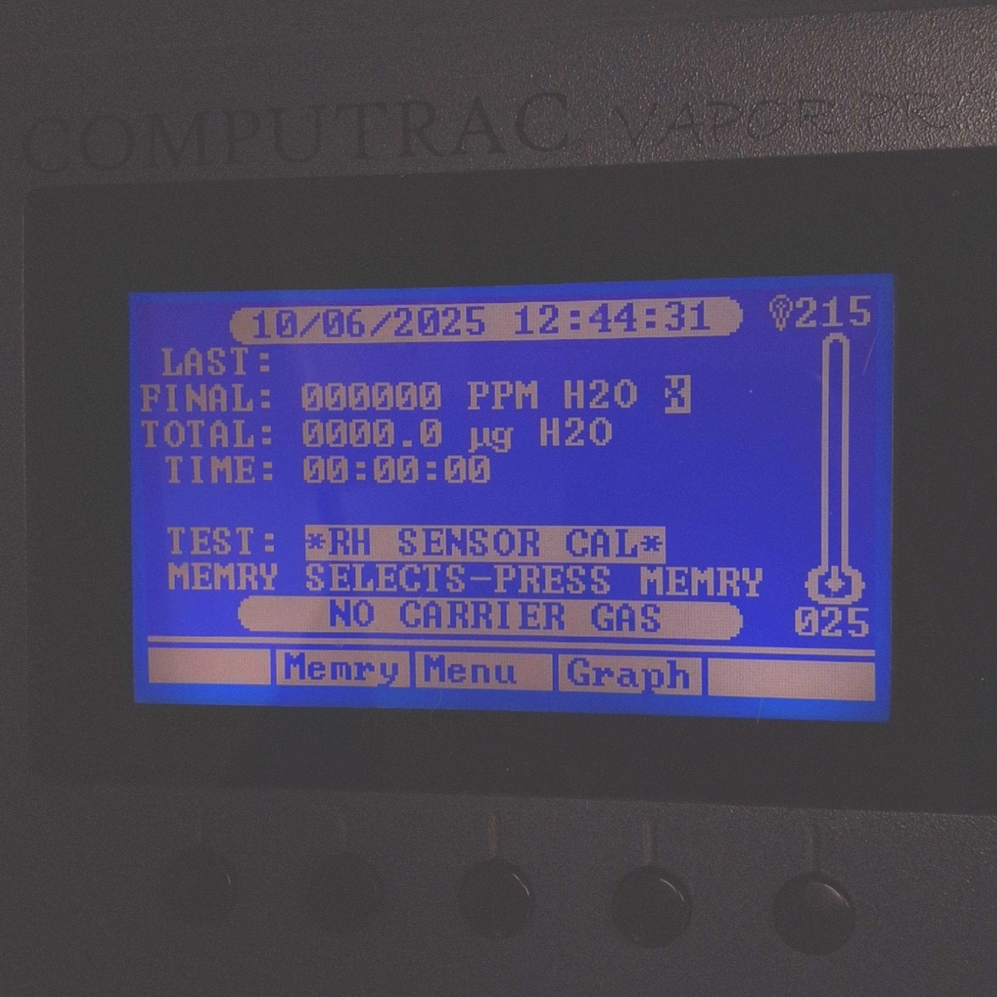Used Ametek CT 3100-L Computrac Vapor Pro Moisture Analyzer, 10ppm Min, RS232, 120VAC