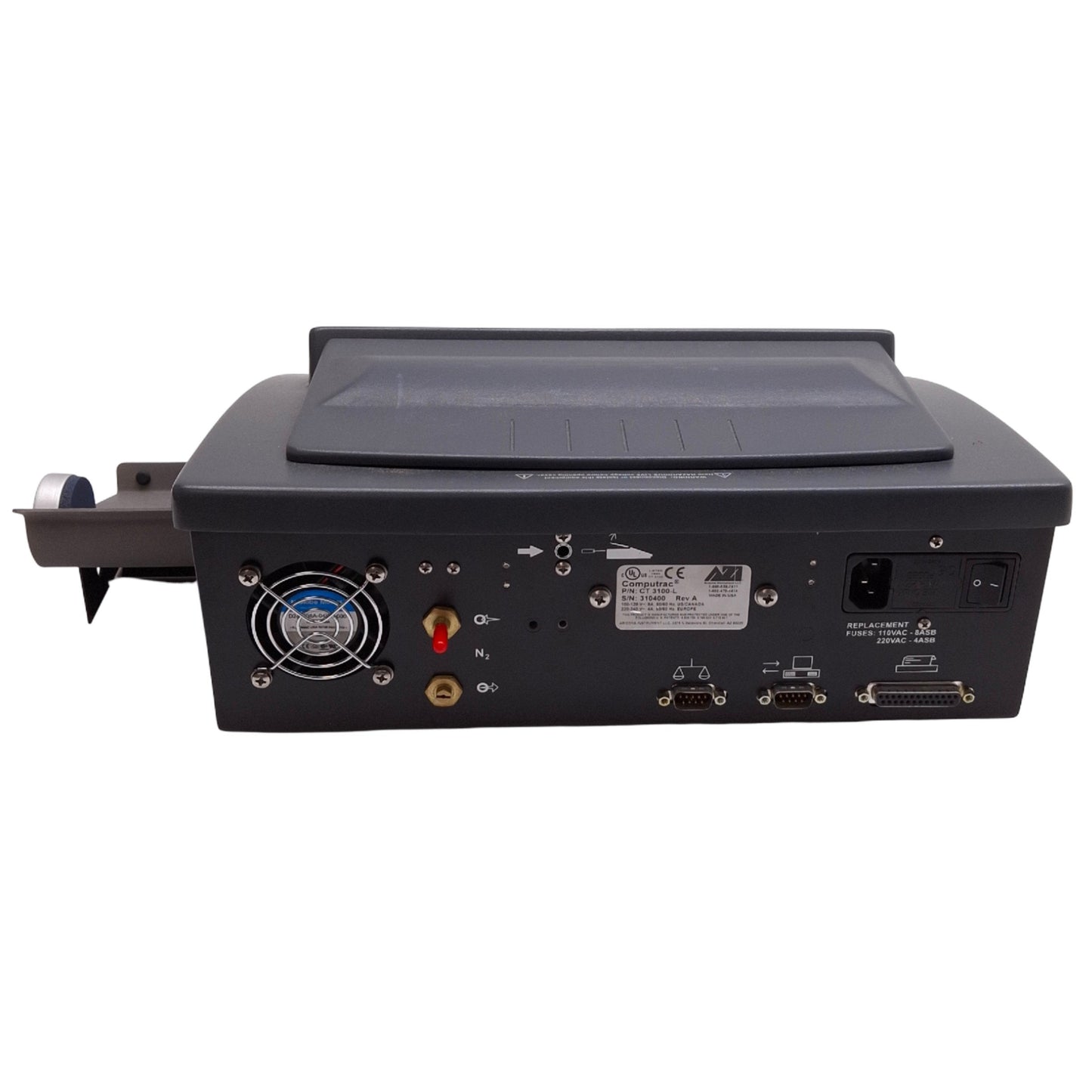 Used Ametek CT 3100-L Computrac Vapor Pro Moisture Analyzer, 10ppm Min, RS232, 120VAC