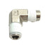 Used Lot of 3 Parker 2-2 ME-SS Male Elbow Fittings, 1/4in NPT to 1/4in NPT Male