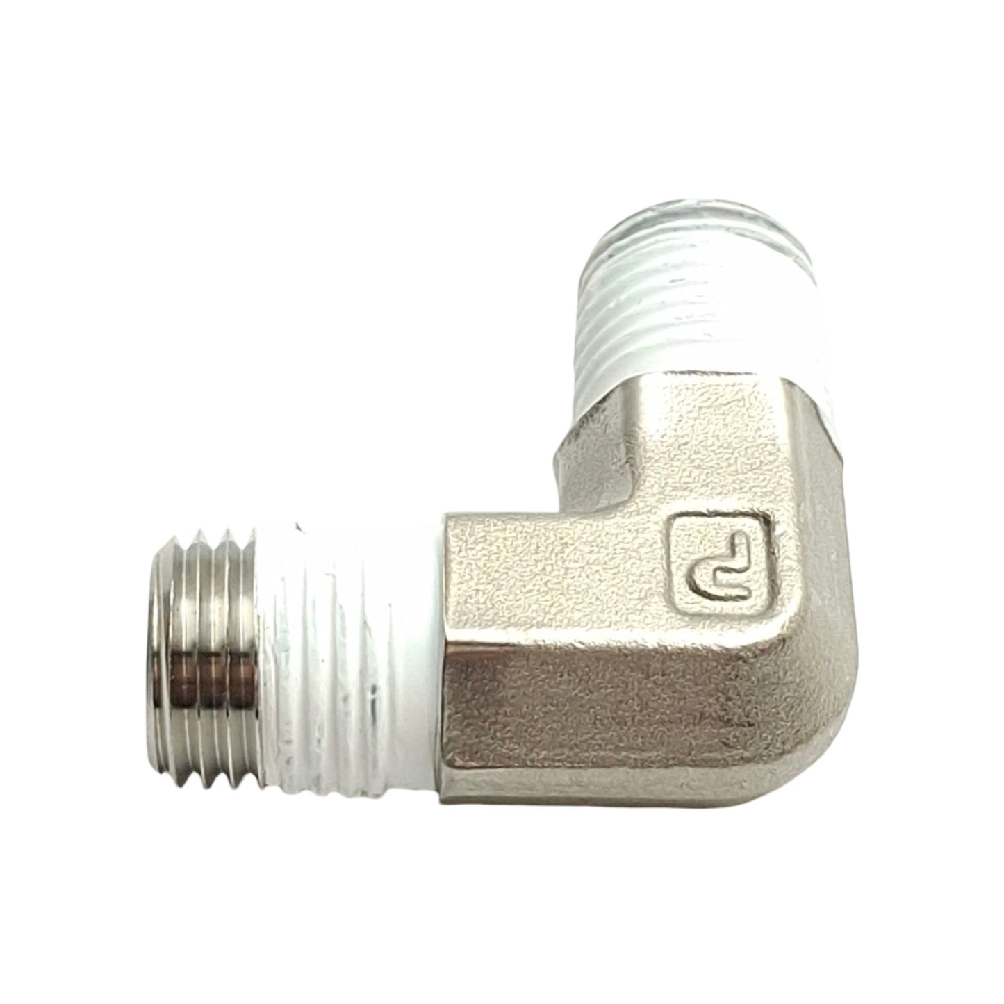 Used Lot of 3 Parker 2-2 ME-SS Male Elbow Fittings, 1/4in NPT to 1/4in NPT Male