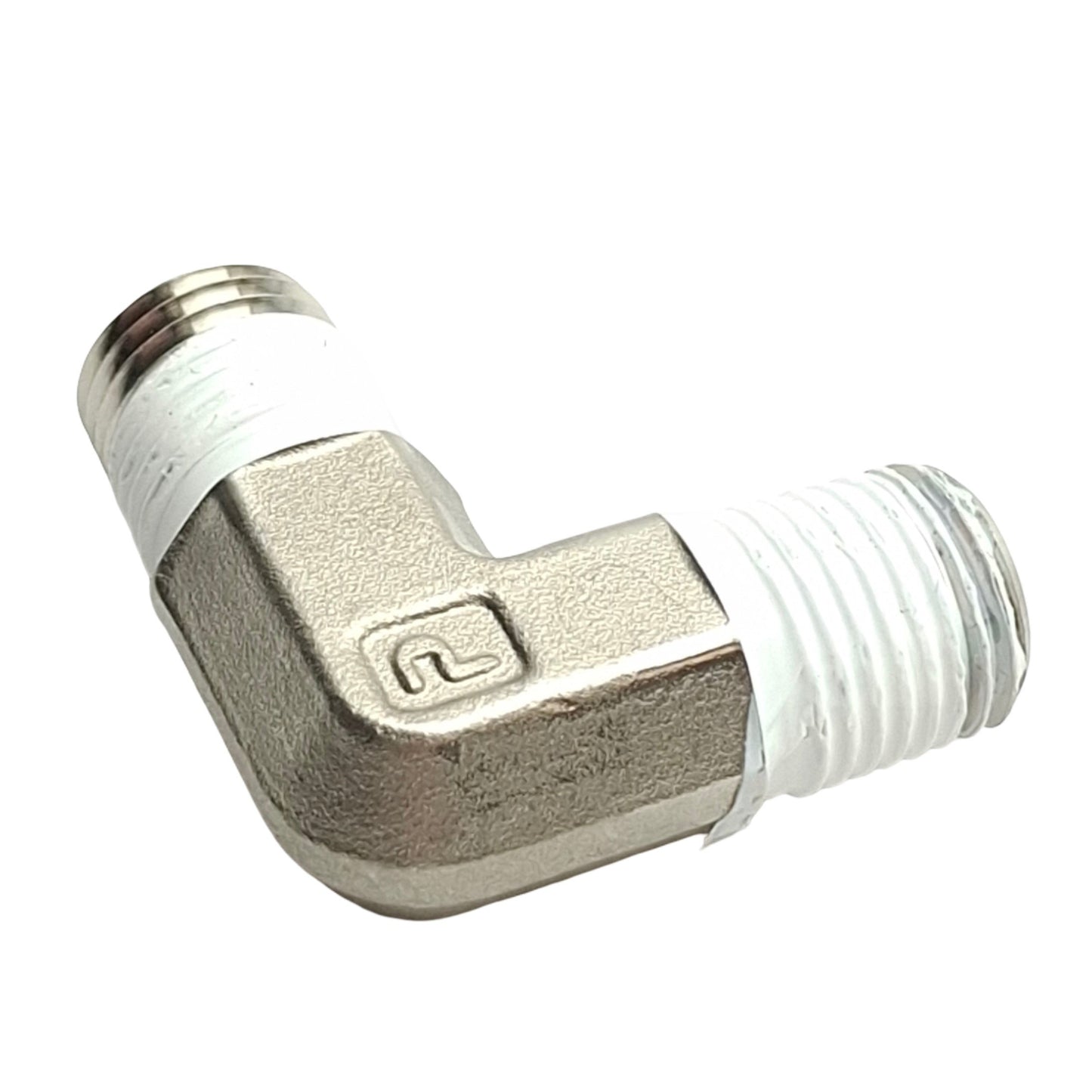 Used Lot of 3 Parker 2-2 ME-SS Male Elbow Fittings, 1/4in NPT to 1/4in NPT Male