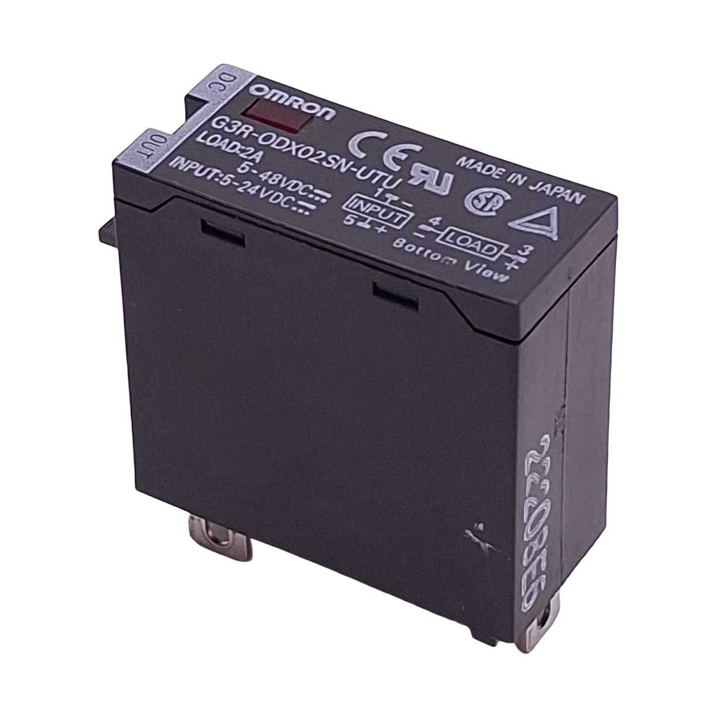 Used Omron G3R-ODX02SN-UTU Solid-State Relay, SPST-NO, 5-24VDC In, 2A 5-48VDC Out