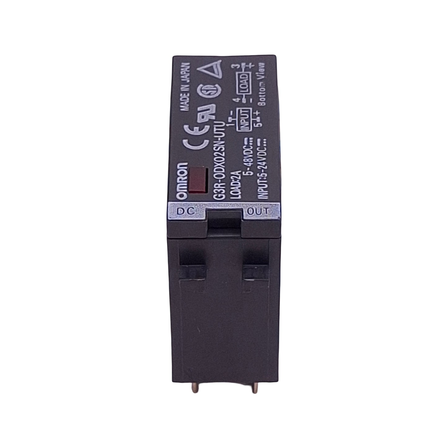 Used Omron G3R-ODX02SN-UTU Solid-State Relay, SPST-NO, 5-24VDC In, 2A 5-48VDC Out