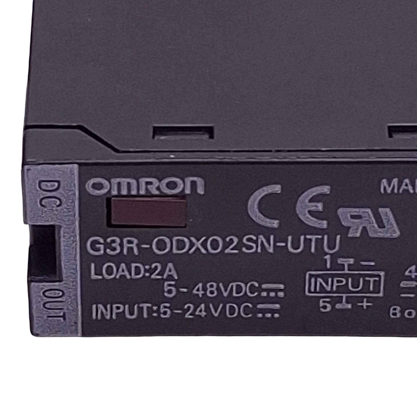 Used Omron G3R-ODX02SN-UTU Solid-State Relay, SPST-NO, 5-24VDC In, 2A 5-48VDC Out