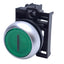 Used Eaton M22-DL-G-X1-K10 Green Illuminated Momentary Push Button ø22.5mm, 1NO